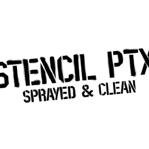 Stencil fonts